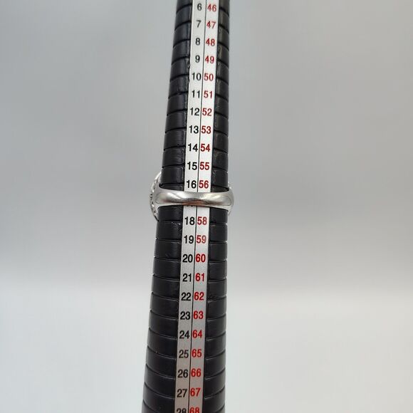 Elizabeth Adams Sterling Silver 925 Turquoise Diamond Accents Ornate Ring Sz 8 - Picture 13 of 15